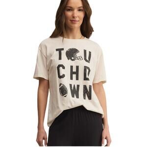Z Supply Boyfriend Touchdown Tee Short Sleeve Football NWT Size XL